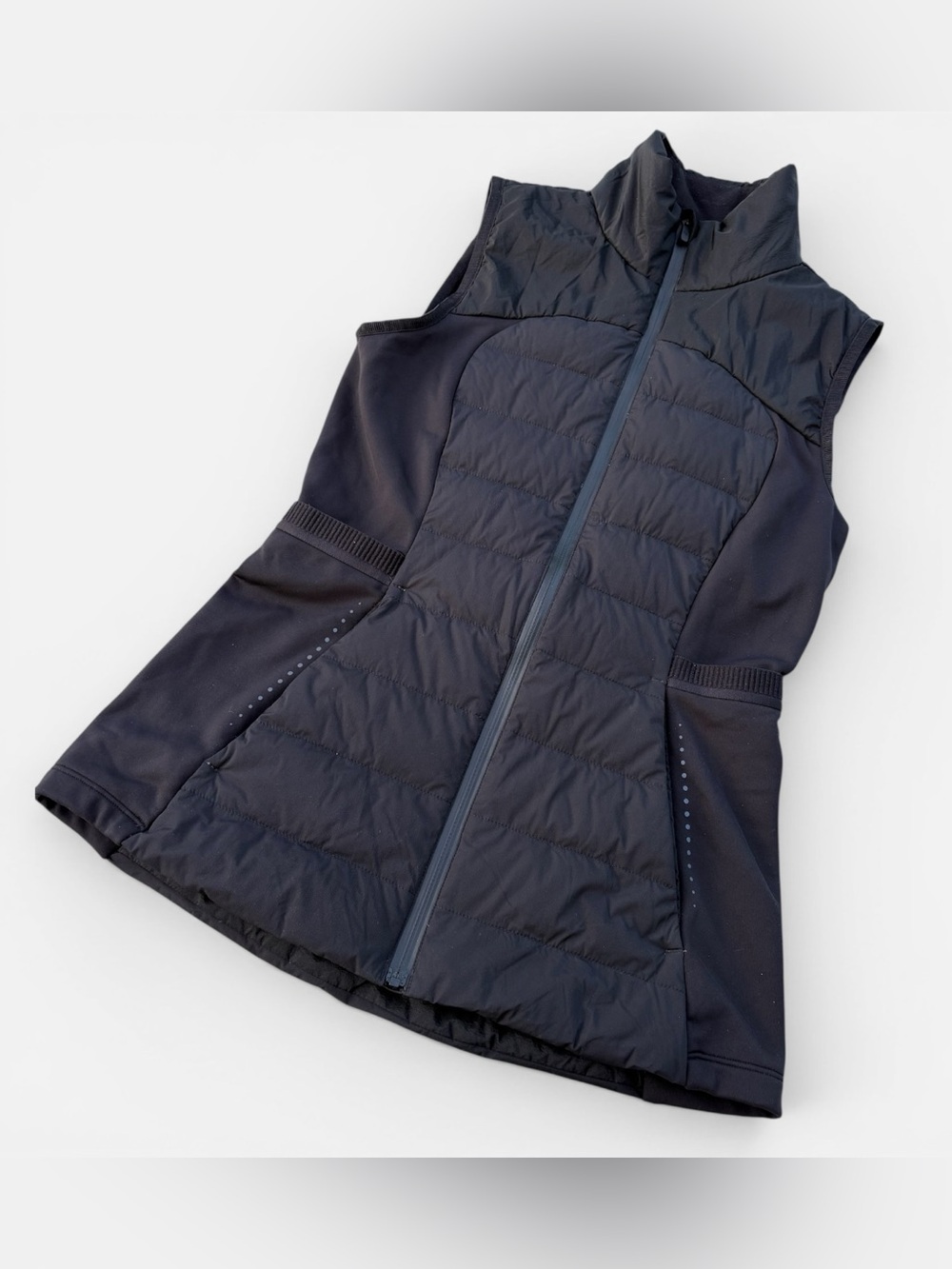 Lululemon Athletica Down For It All Vest Black Goose Down Quilted Vest